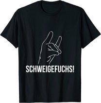 Schweigefuchs Lehrer Lehrerin Schule Beruf Geschenk T-Shirt