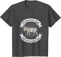 Bauernhof Tiere Geschenk für Sturkopf Esel T-Shirt
