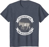 Bauernhof Tiere Geschenk für Sturkopf Esel T-Shirt