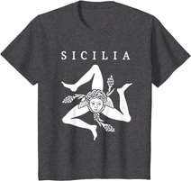 Sizilien-Flagge Sizilien Palermo Italien T-Shirt