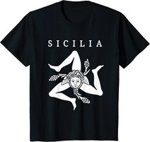 Sizilien-Flagge Sizilien Palermo Italien T-Shirt