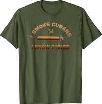 Kubanische Zigarre Cohiba Domino Kaffee Havanna Geschenk T-Shirt