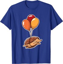 Igel Tier Luftballons Witzig T-Shirt