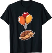 Igel Tier Luftballons Witzig T-Shirt