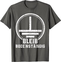 Elektriker Geschenk Elektrotechnik Bodenständig Elektroniker T-Shirt