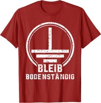 Elektriker Geschenk Elektrotechnik Bodenständig Elektroniker T-Shirt
