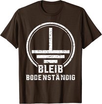 Elektriker Geschenk Elektrotechnik Bodenständig Elektroniker T-Shirt