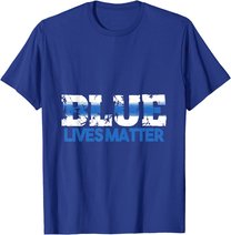 Polizei Polizistin Polizist - Blue Lives Matter T-Shirt