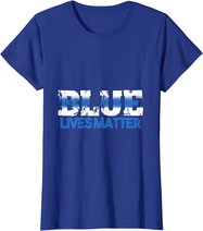 Polizei Polizistin Polizist - Blue Lives Matter T-Shirt