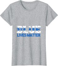 Polizei Polizistin Polizist - Blue Lives Matter T-Shirt