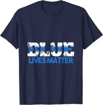 Polizei Polizistin Polizist - Blue Lives Matter T-Shirt