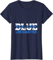 Polizei Polizistin Polizist - Blue Lives Matter T-Shirt