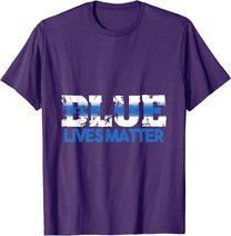 Polizei Polizistin Polizist - Blue Lives Matter T-Shirt