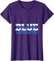Polizei Polizistin Polizist - Blue Lives Matter T-Shirt