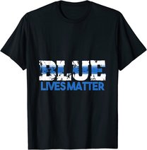 Polizei Polizistin Polizist - Blue Lives Matter T-Shirt
