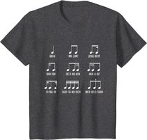 Klassische Komponisten Musik Lustiges Musik Design T-Shirt