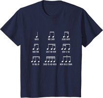 Klassische Komponisten Musik Lustiges Musik Design T-Shirt