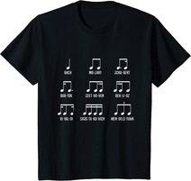 Klassische Komponisten Musik Lustiges Musik Design T-Shirt