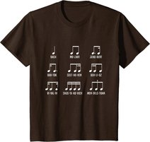 Klassische Komponisten Musik Lustiges Musik Design T-Shirt
