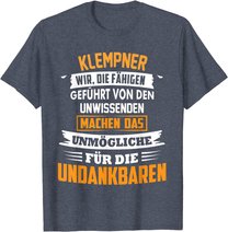 Herren Klempner Spengler Beruf Spruch Geschenk Handwerk Sanitär T-Shirt