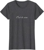 C'est la Vino - Wein. Das ist das Leben. Spruch zur Party T-Shirt