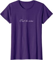 C'est la Vino - Wein. Das ist das Leben. Spruch zur Party T-Shirt