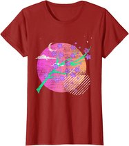 Synthwave Sakura Vaporwave Japan Kirschblüten T-Shirt