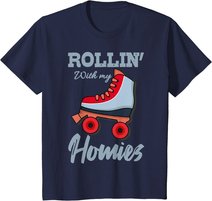 Rollschuhe Tshirt Lustig ROLLER SKATES Geschenk Roller Disco T-Shirt