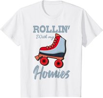 Rollschuhe Tshirt Lustig ROLLER SKATES Geschenk Roller Disco T-Shirt