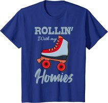 Rollschuhe Tshirt Lustig ROLLER SKATES Geschenk Roller Disco T-Shirt