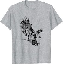 Adler Raubvogel Vögel Krallen Schnabel T-Shirt