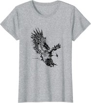 Adler Raubvogel Vögel Krallen Schnabel T-Shirt