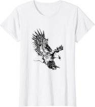 Adler Raubvogel Vögel Krallen Schnabel T-Shirt