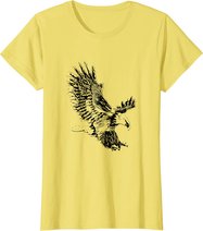 Adler Raubvogel Vögel Krallen Schnabel T-Shirt