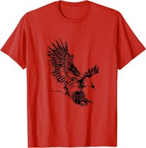Adler Raubvogel Vögel Krallen Schnabel T-Shirt
