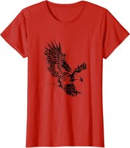 Adler Raubvogel Vögel Krallen Schnabel T-Shirt