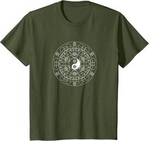Ying Yang Vintage Meditation Yoga Spiritualität Buddhismus T-Shirt