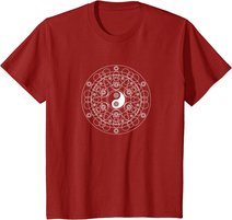 Ying Yang Vintage Meditation Yoga Spiritualität Buddhismus T-Shirt