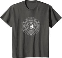 Ying Yang Vintage Meditation Yoga Spiritualität Buddhismus T-Shirt