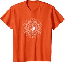 Ying Yang Vintage Meditation Yoga Spiritualität Buddhismus T-Shirt