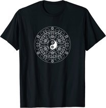 Ying Yang Vintage Meditation Yoga Spiritualität Buddhismus T-Shirt
