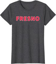 Cooler Fresno City California Home State Druck T-Shirt