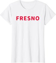 Cooler Fresno City California Home State Druck T-Shirt
