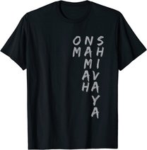 Yoga Om Namah Shivaya Shirt Mantra Spiritual Tee Yogi Geschenk T-Shirt
