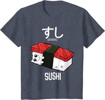 Kawaii Sushi Süß Niedlich Japanische Küche Essen Sarkasmus T-Shirt
