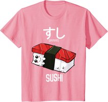 Kawaii Sushi Süß Niedlich Japanische Küche Essen Sarkasmus T-Shirt
