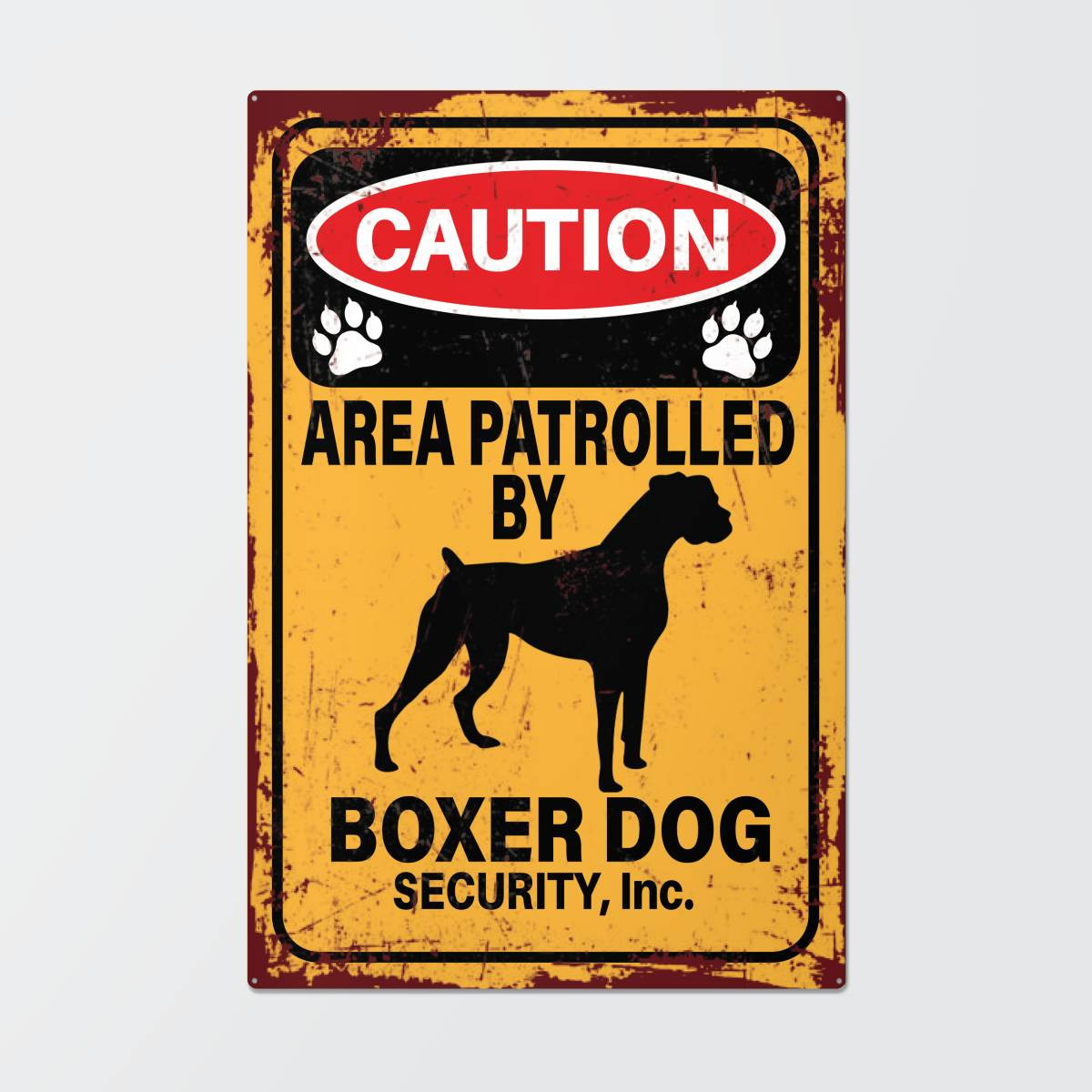 Boxer premium metal sign - easyget