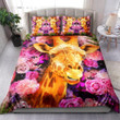 Giraffe On Colorful Flowers And Roses NI1503008YT Bedding Set