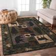 Wildlife Retreat Green Rug