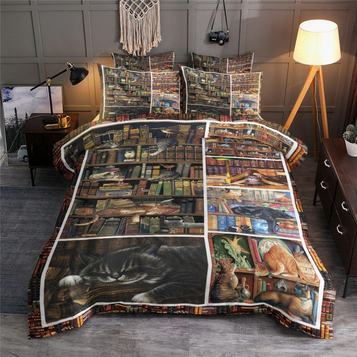 Book And Cat Bedding Set CCC25104978